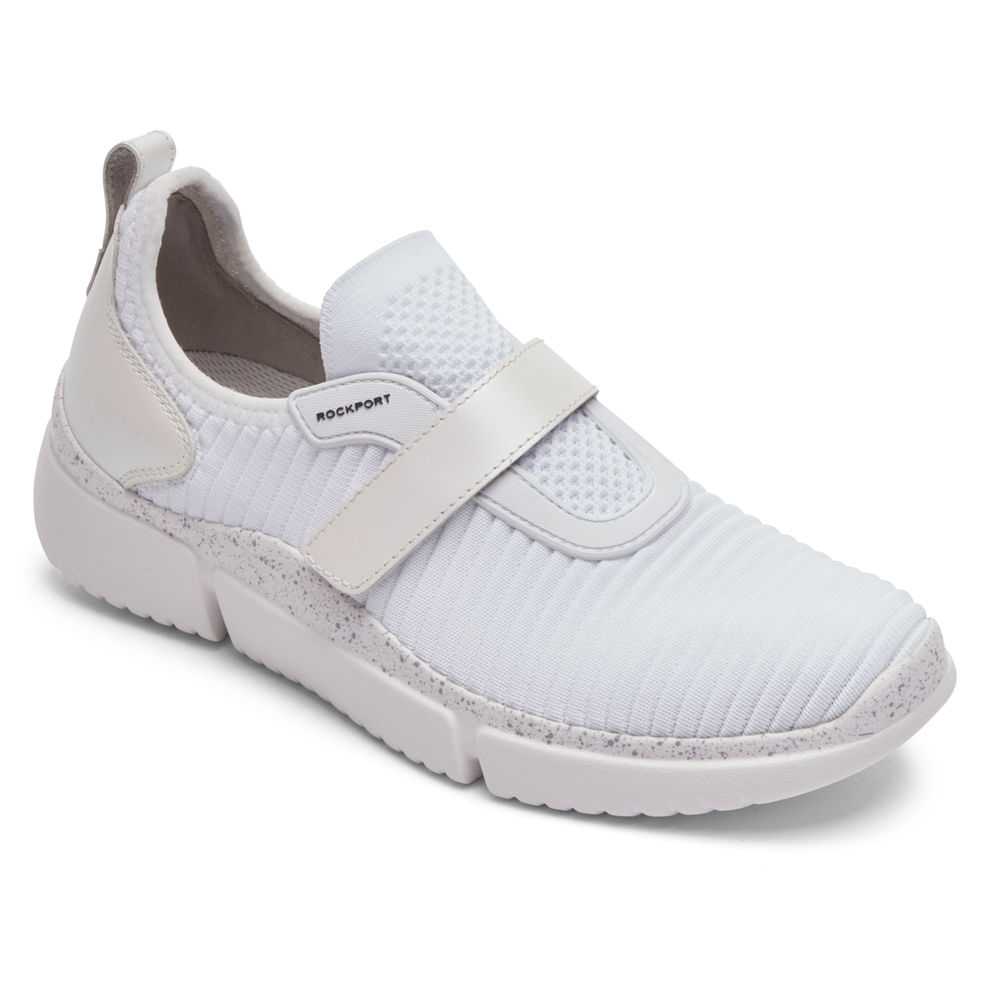 Zapatillas Rockport Mujer Mexico - R-Evolution Instep Strap Blancos - XOBCU4781